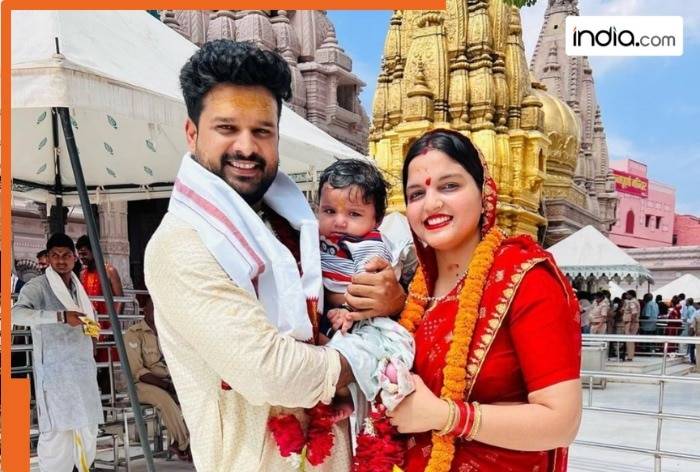 Meet Ritesh Pandey’s wife, Vaishali, whose love story is winning hearts amid election buzz, she works as...