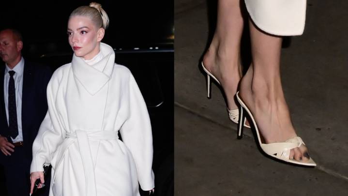 Anya Taylor-Joy Joins the Mule Trend at Tiffany & Co.'s Holiday Party