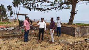 Adhyaksh ZP,SA Inspects Ongoing Park Development at Burmanallah; Inauguration Targeted for December 12, 2025