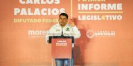 Carlos Palacios rinde primer informe como diputado federal