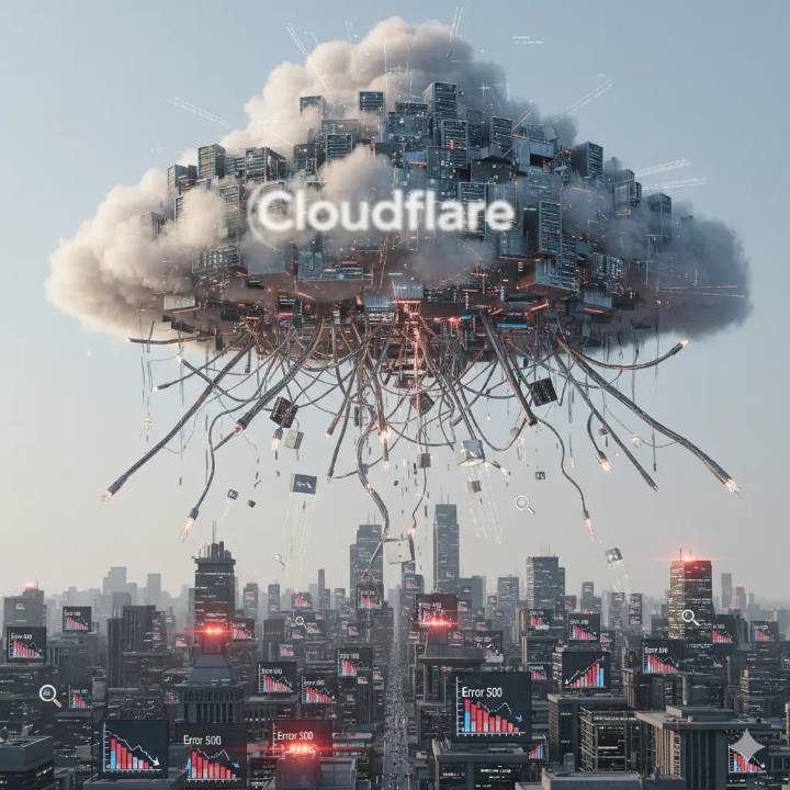 Caída global de Cloudflare provoca errores 500 y golpea al SEO y al comercio online