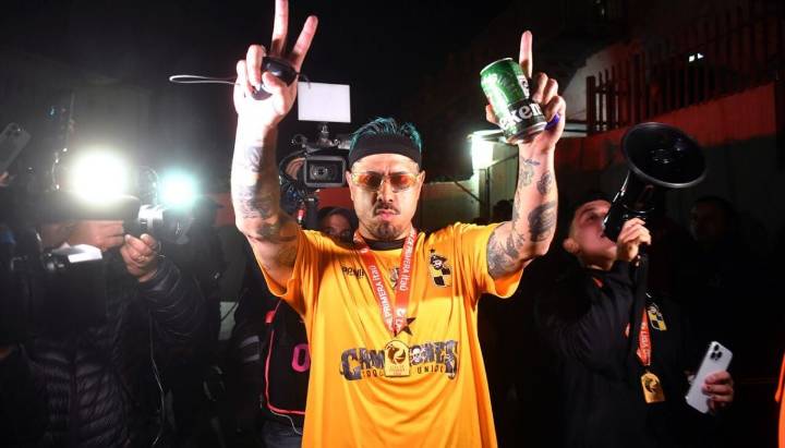 "Es hoy": 'Mono' Sánchez se tatuó el rostro para celebrar histórico título de Coquimbo Unido