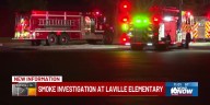 Firefighters investigate smoke at Laville Elementary School