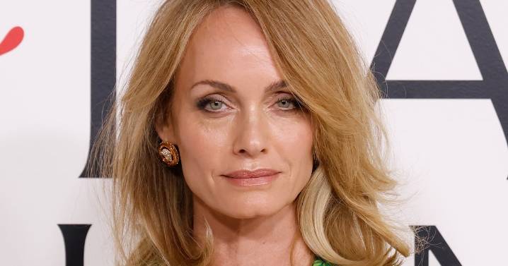 Amber Valletta Wore That Versace Dress Before J.Lo; Last Night She Wore It Again