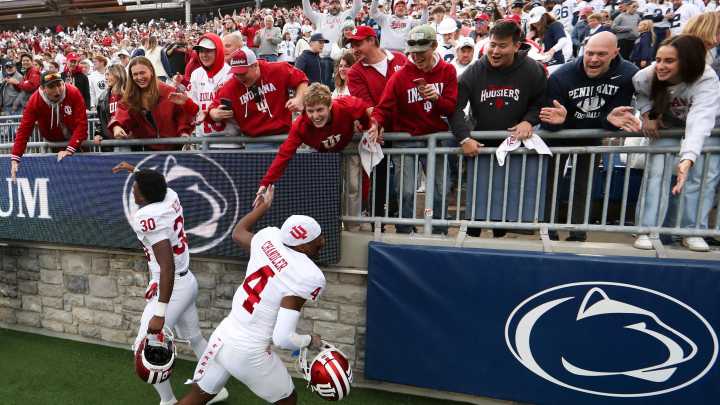 Fernando Mendoza throw, Omar Cooper catch lift IU football vs Penn State