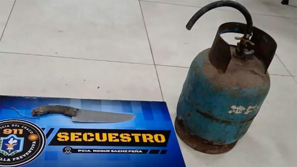 Chaco: un joven fue detenido cuando intentaba hacer explotar una garrafa