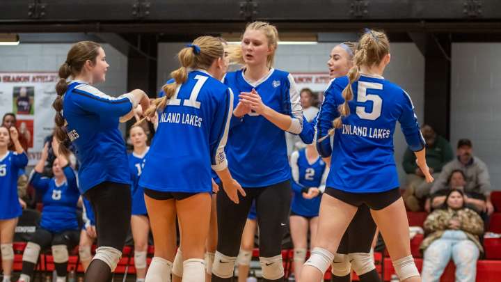 Check out the top photos from Inland Lakes volleyball vs. Boyne City