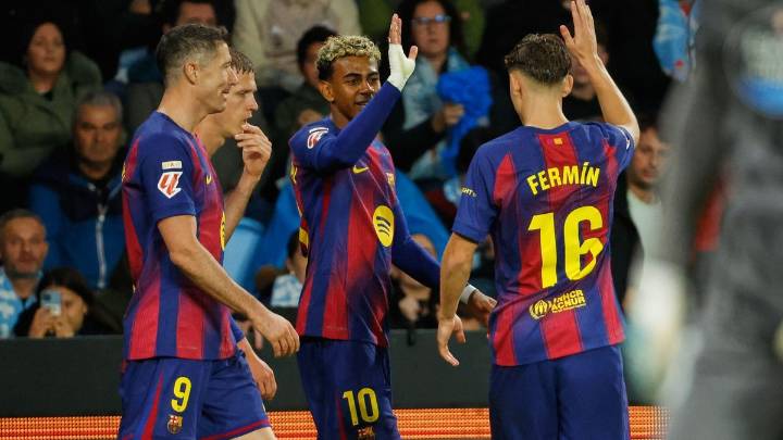 Lewandowski trae la paz al Barça