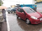 Tucupita se bañó de lluvia y accidentes