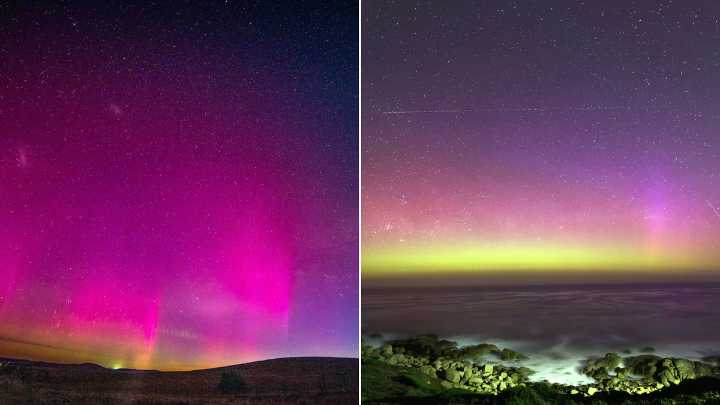 Dazzling aurora australis lights up skies across Australia in rare spectacle, and it could return on Thursday night