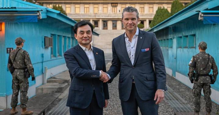 Hegseth visita la frontera intercoreana antes de reunirse con funcionarios surcoreanos