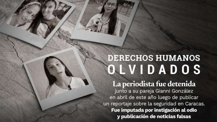 Nakary Mena y su esposo tienen ocho meses detenidos por un reportaje sobre seguridad