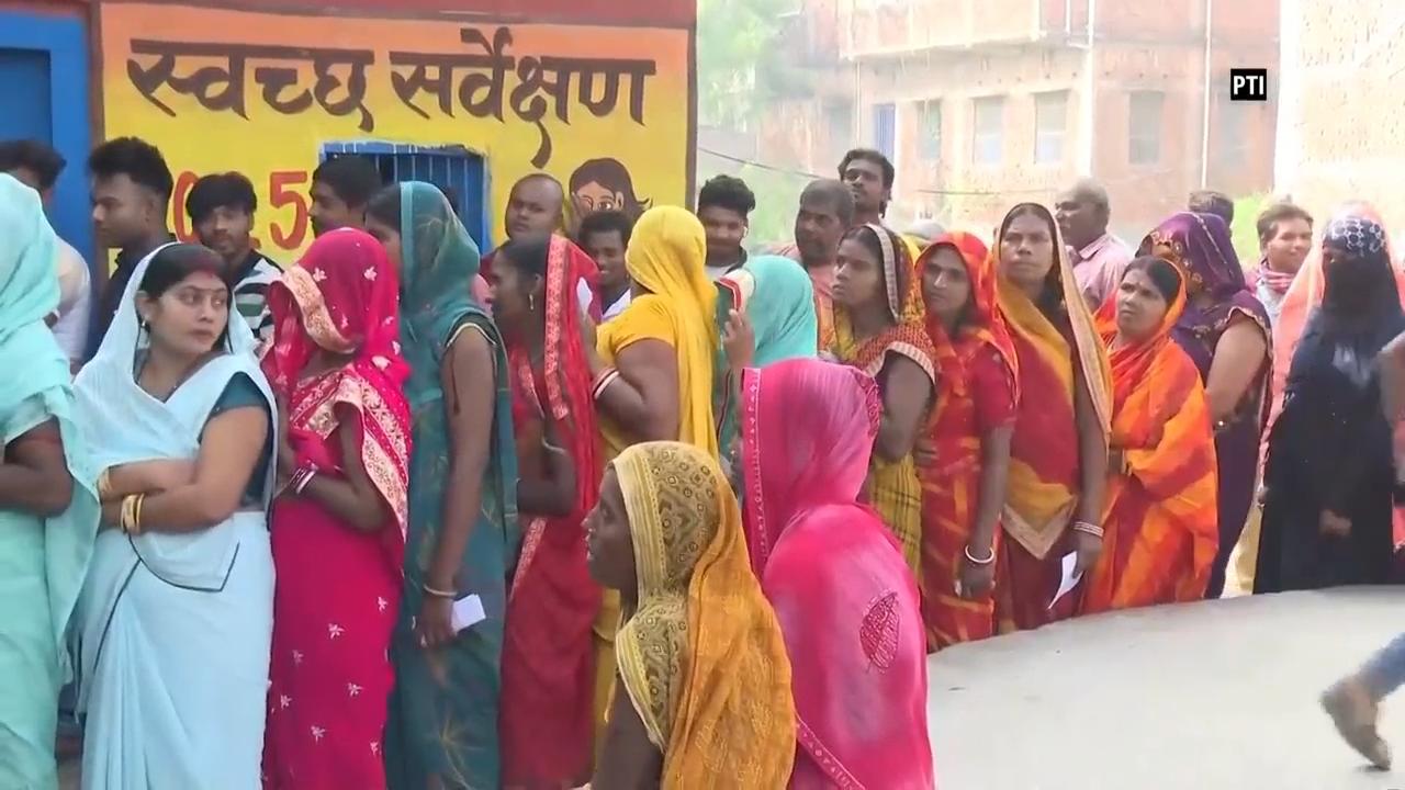 Indians vote in a state election in Bihar seen as key test for Prime Minister Modi