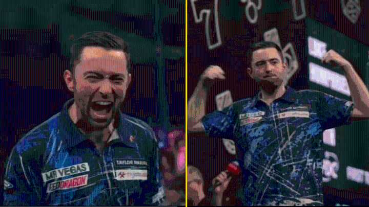 Luke Humphries sends crowd wild with stunning nine-darter to seal comeback win over rival