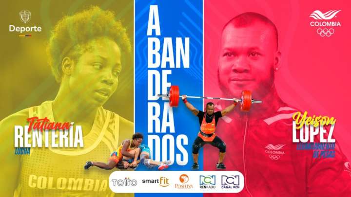 Tatiana Rentería y Yeison López, abanderados de Colombia en los Juegos Bolivarianos Ayacucho