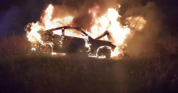 Driver cited following fiery crash on I