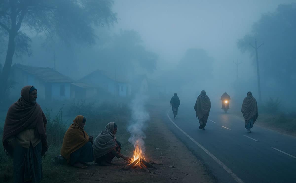 Cold Wave Grips Hyderabad, Visibility Drops in Several Areas Due to Fog, Police Issue Safety Advisory