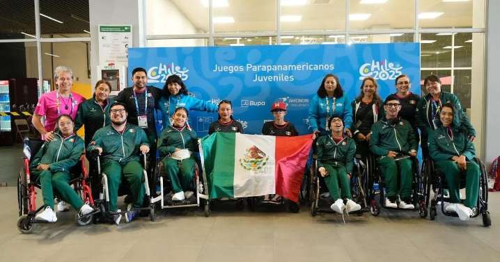México cierra con 100 medallas en los Parapanamericanos Juveniles Chile 2025