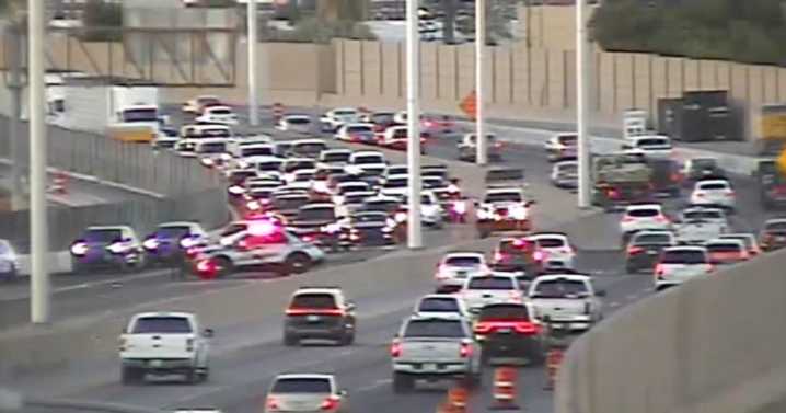 Police: Shooting on freeway sends one person to hospital; lanes closed