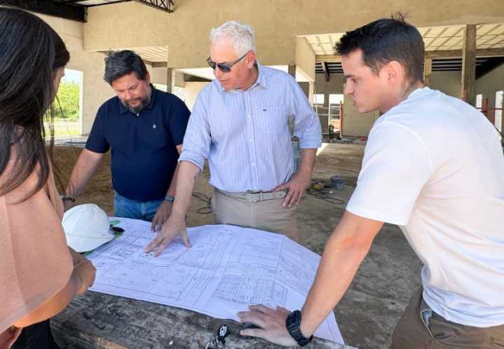 Avanza la construcción de un nuevo edificio cultural y educativo en Barranqueras