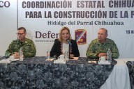 Encabeza Maru Campos Mesa de Seguridad en Parral para reforzar operativos regionales