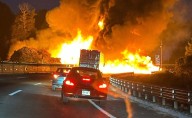 Explosión de pipa en la Autopista México - Puebla: Vialidad cerrada en ambos sentidos
