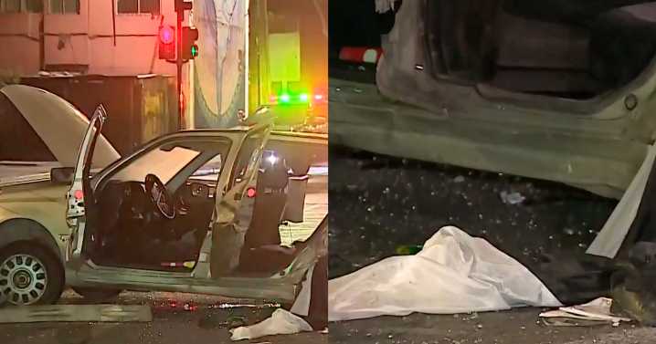 “No respetó la roja y se fugó”: Conductor provocó muerte de niños de 2 y 13 años en terrible accidente