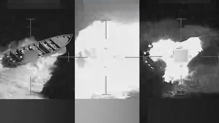 Tres traficantes mueren en otro ataque de EEUU contra una narcolancha en el Pacífico