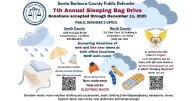 Public Defender's Office holding sleeping bag, winter clothing drive through Dec. 11