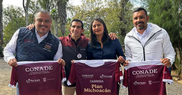 Celeste Ascencio acompaña la presentación de Carrera “Plan Michoacán por la Paz y la Justicia” junto a Rommel Pacheco