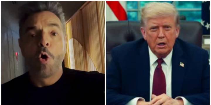 ¡Eugenio Derbez disfrazado de Donald Trump! Así sorprendió en Halloween y desató risas en redes