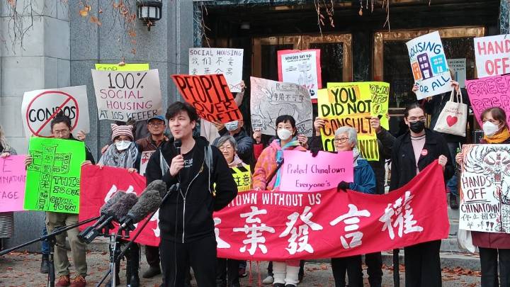 Chinatown’s controversial condo development prompts protest