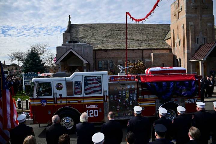 Hero’s tribute: FDNY remembers fallen Lieutenant Patrick Brady at Queens funeral as a ‘gift’ to the bravest