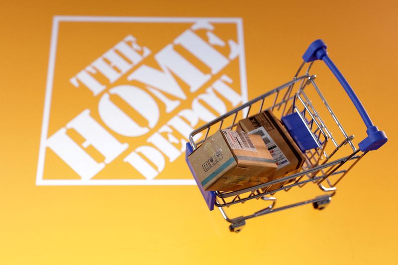 Home Depot trims annual profit forecast on tepid demand