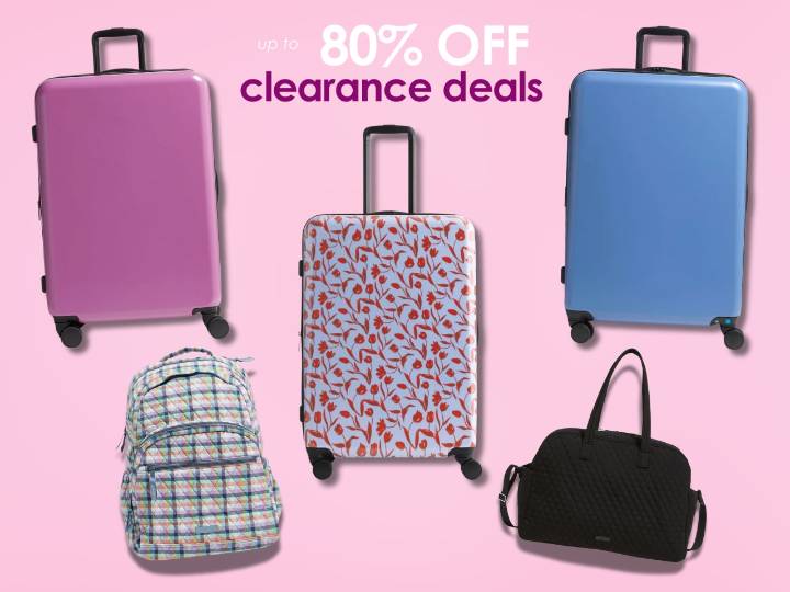 Save over $200 on Vera Bradley Outlet travel bags just in time for the holidays