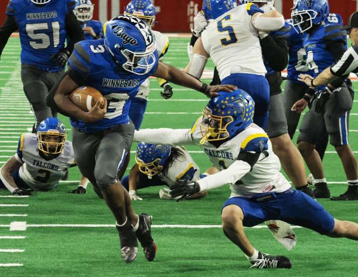 Winnebago Indians football wins All Nations Championship after three years of heartbreak