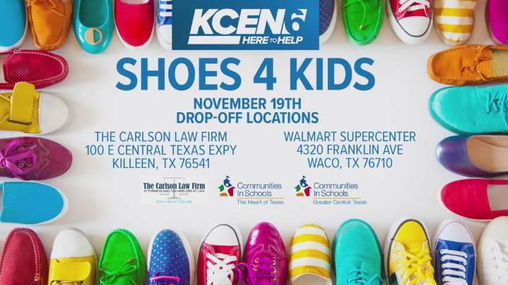 'Shoes are such a big deal' | Shoes 4 Kids drive helps Central Texas kids succeed