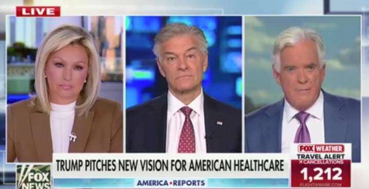 Fox’s John Roberts Makes Dr. Oz Watch Clip of Jeffries Saying ‘He’s a Joke’