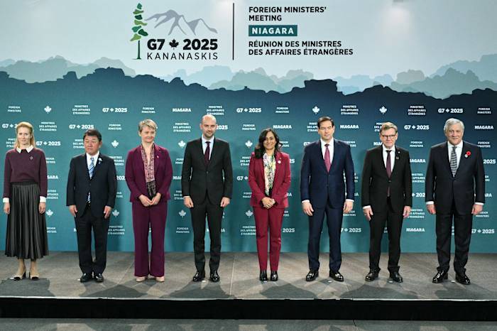 Top diplomats will talk with Ukraine's foreign minister at the G7 meeting in Canada