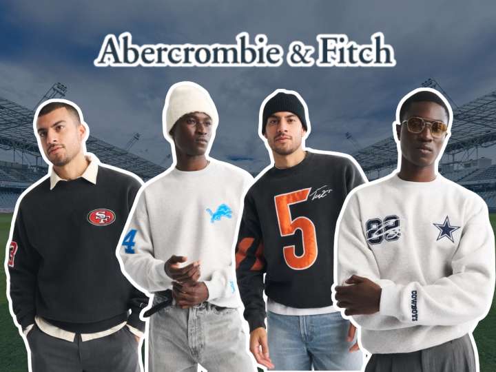 Abercrombie's newest NFL crewnecks are here and they're going fast