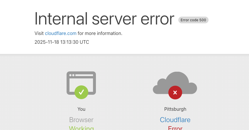 Widespread website outages reported Tuesday morning