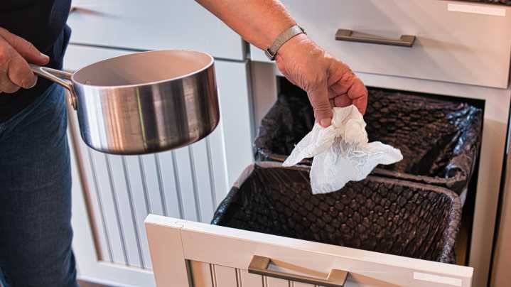 How To Easily Install A Pull Out Trash Drawer In Your Kitchen