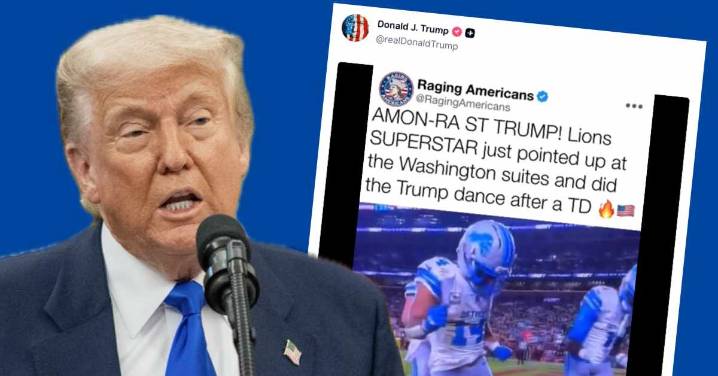 “Amon-Ra St Trump”— Trump Renames NFL Star Who Did Trump Dance