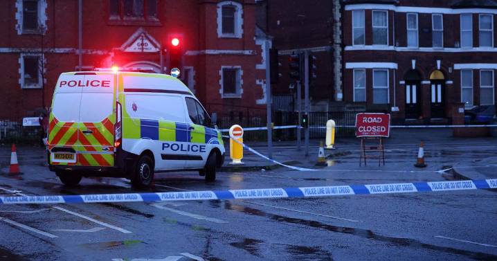 Teenagers rushed to hospital after double stabbing on major Manchester road