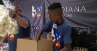 Volunteers pack hundreds of Gobble Boxes for Acadiana families