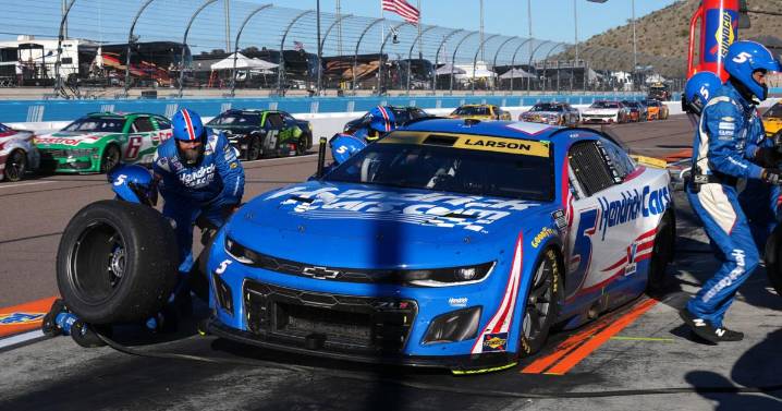 Kyle Larson wins second NASCAR championship, denying Denny Hamlin in overtime