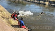 Sigue operativo de búsqueda de menor que cayó en un canal al norte de Culiacán