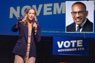NJ Dem boss LeRoy Jones admits 'New Jersey is a battleground state' while stumping with Mikie Sherrill
