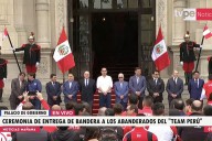 Presidente lidera entrega de bandera a abanderados "Team Perú" de Juegos Bolivarianos