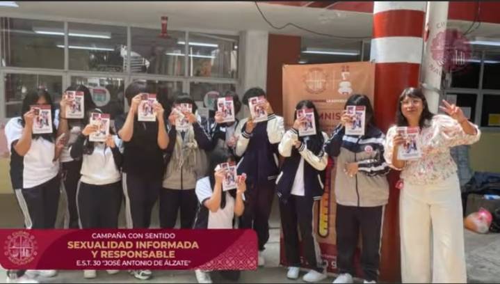 Naucalpan lleva campaña de sexualidad informada y responsable a escuelas del municipio